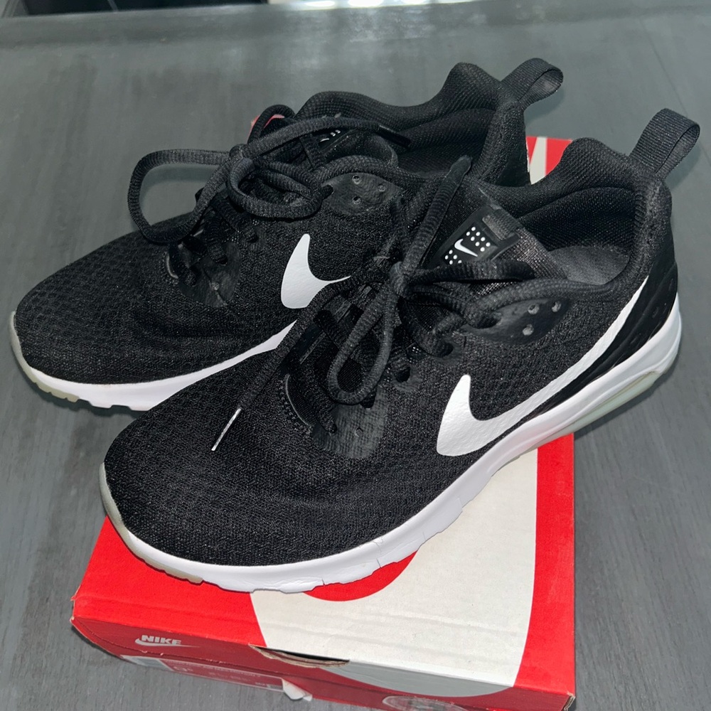 Nike Air Max Black and White Shoes